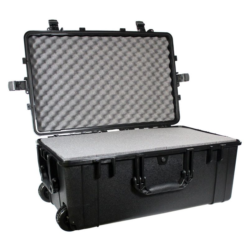 Heavy-Duty Protective Rolling Case with Customizable Foam Insert